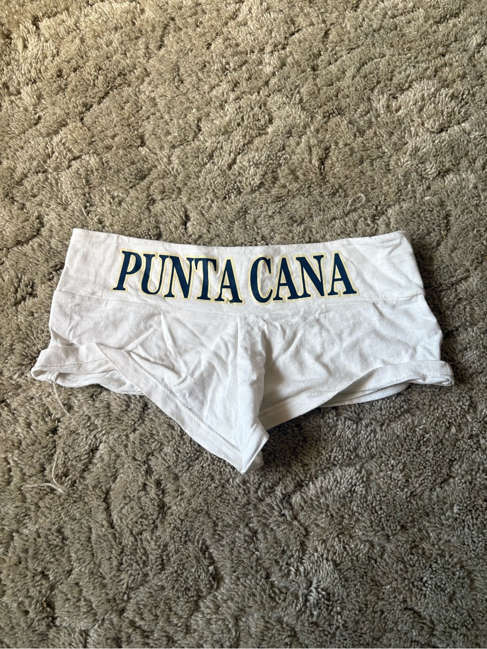White "Punta Cana" Women’s Cotton Lounge Shorts
